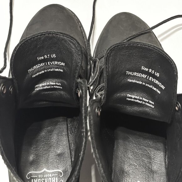 Thursday Boot Company Captain Black Matte Women's (9.5 but fits closer to an 8) - Picture 2 of 8